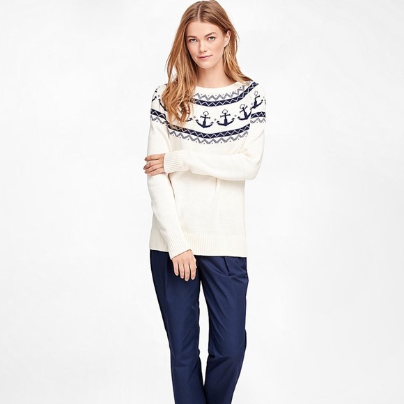 Brooks Brothers Fair Isle Knit Sweater - Picture 1 of 4